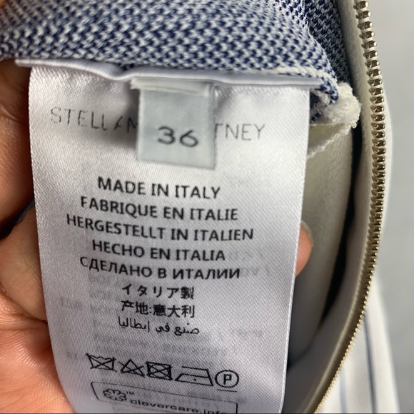 Stella Mc Cartney Pinstriped Stretch knit track jacket - Picture 9 of 16